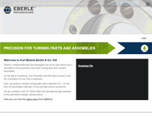 Tablet Screenshot of eberle-technik.de